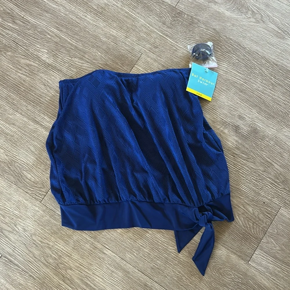 Convertible Blouson Swim Top